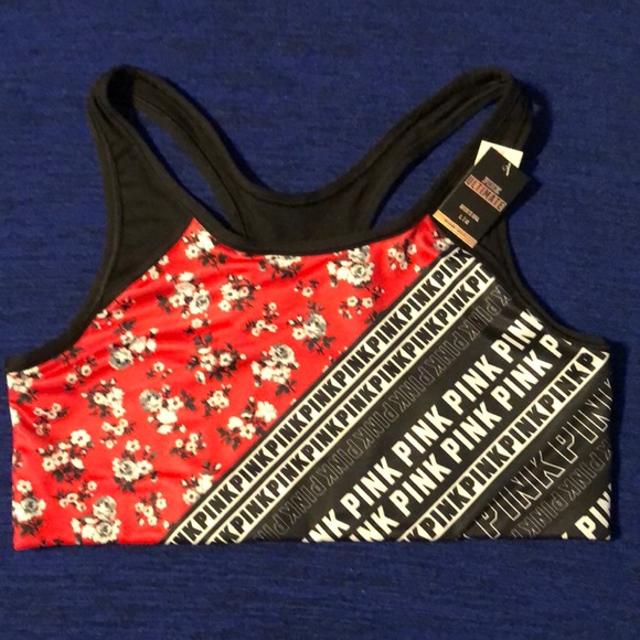 PINK Victoria's Secret Other - PINK Victoria’s Secret Logo Sports Bra Sz Medium